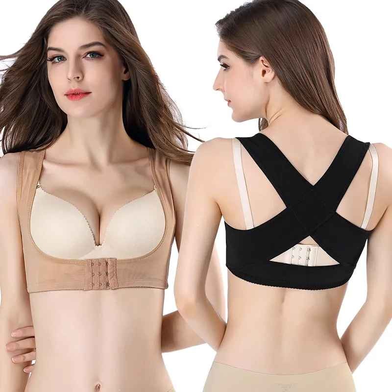 Invisible women chest posture corrector back shoulder support health body shaper corset