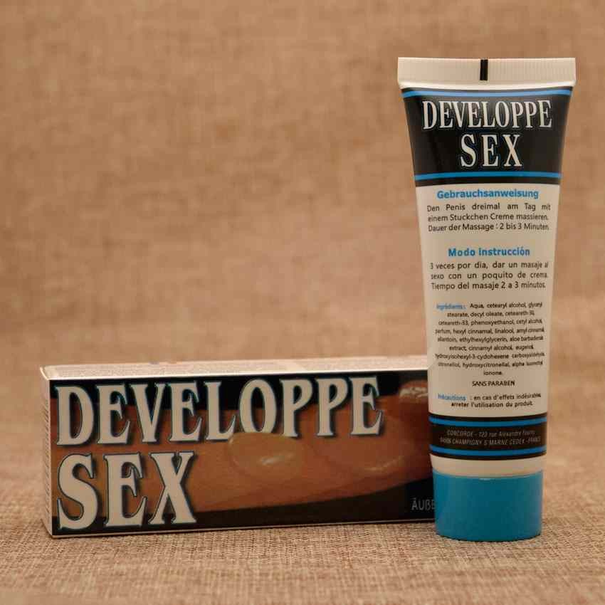 Developpe Sex Strong Man Xxl Cream  Penis Enlargement Cream Long Delay Increase Xxl Thicken Hard Grow Gel