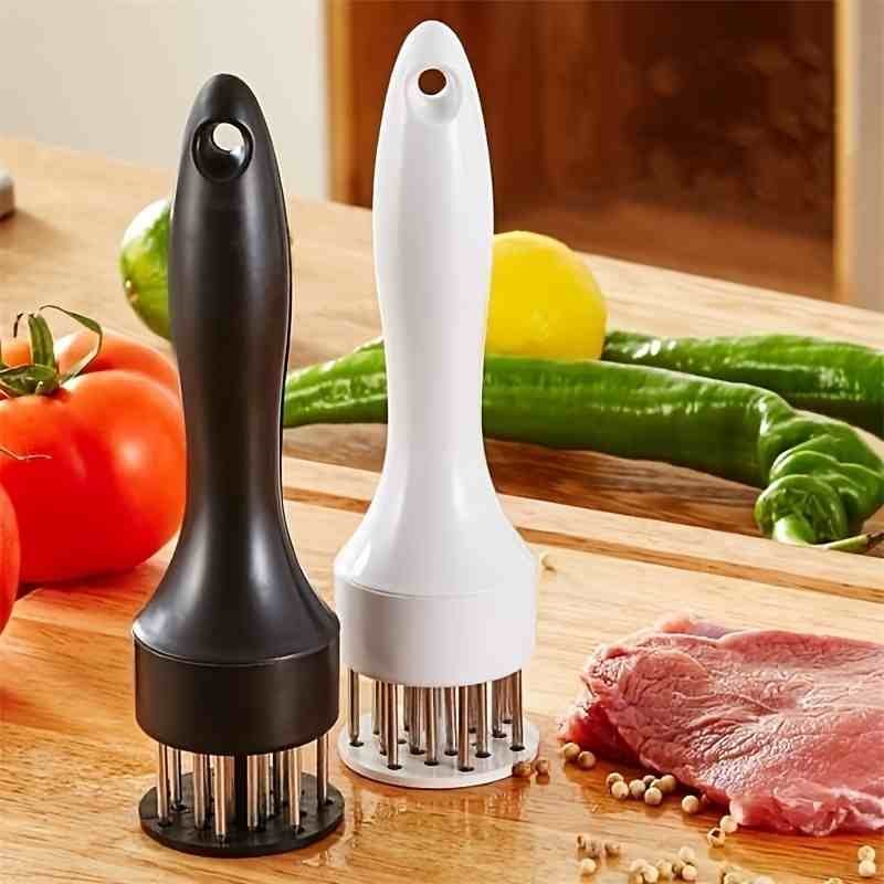 Stainless steel steak meat tenderizer hammer loose meat needle Tendon cutter meat without inserting needle