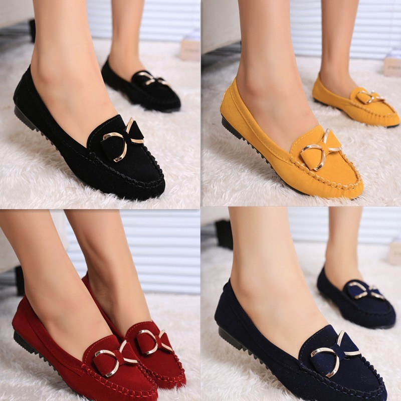 Casual Loafers Ladies Classic Soft Office Shoes Elegant Fashion