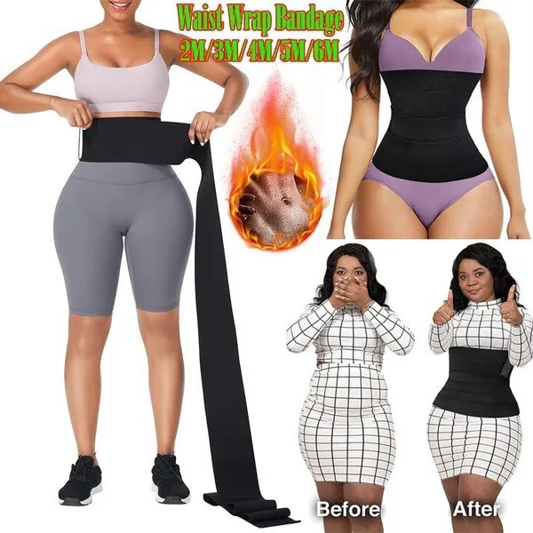 Wrap Waist Trainer Snatch Me Up Bandage Waist Support Belt Adjustable Belly