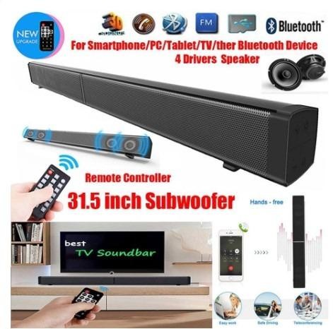 LP-09 Wireless Bluetooth Speaker 40W Sound Bar 3D Home Theater Sound Amplifier